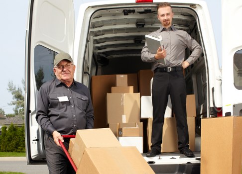 Risk assessment and safe loading for a Marylebone removal van