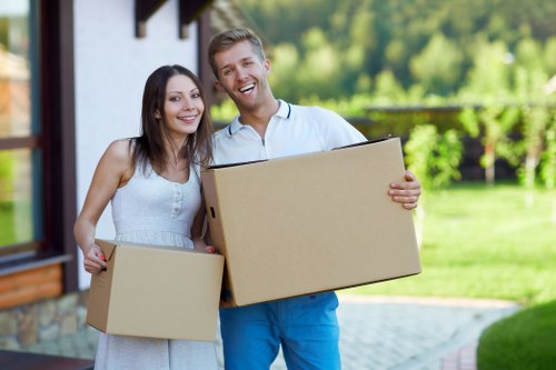 Careful furniture loading during a same day removal service
