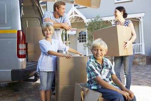 Moving support with a removal van in Marylebone