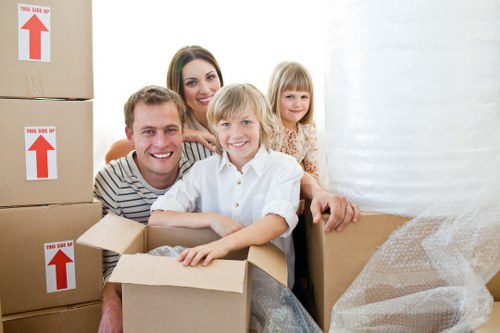 Careful loading of household items for a Marylebone relocation