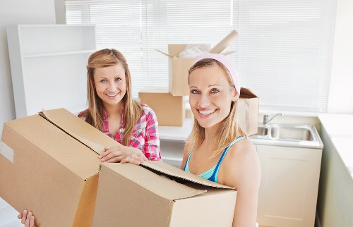 Business relocation team managing access and loading in Marylebone